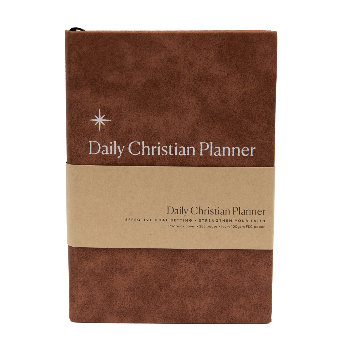 571718 Planner & Goalsetter - Brown PU