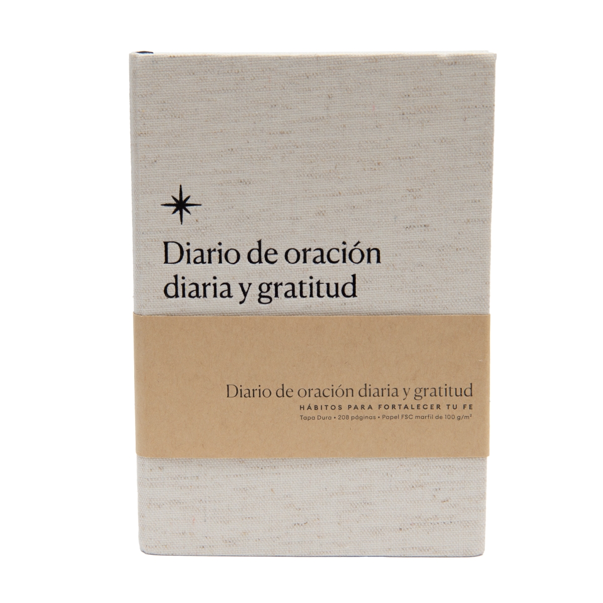 571707 Prayer & Gratitude Journal - White - Spanish
