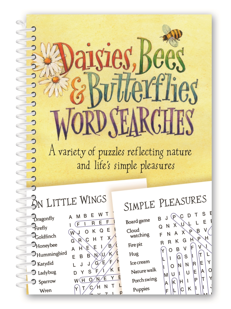 238807 Daisies Bees & Butterflies Word Searches Book