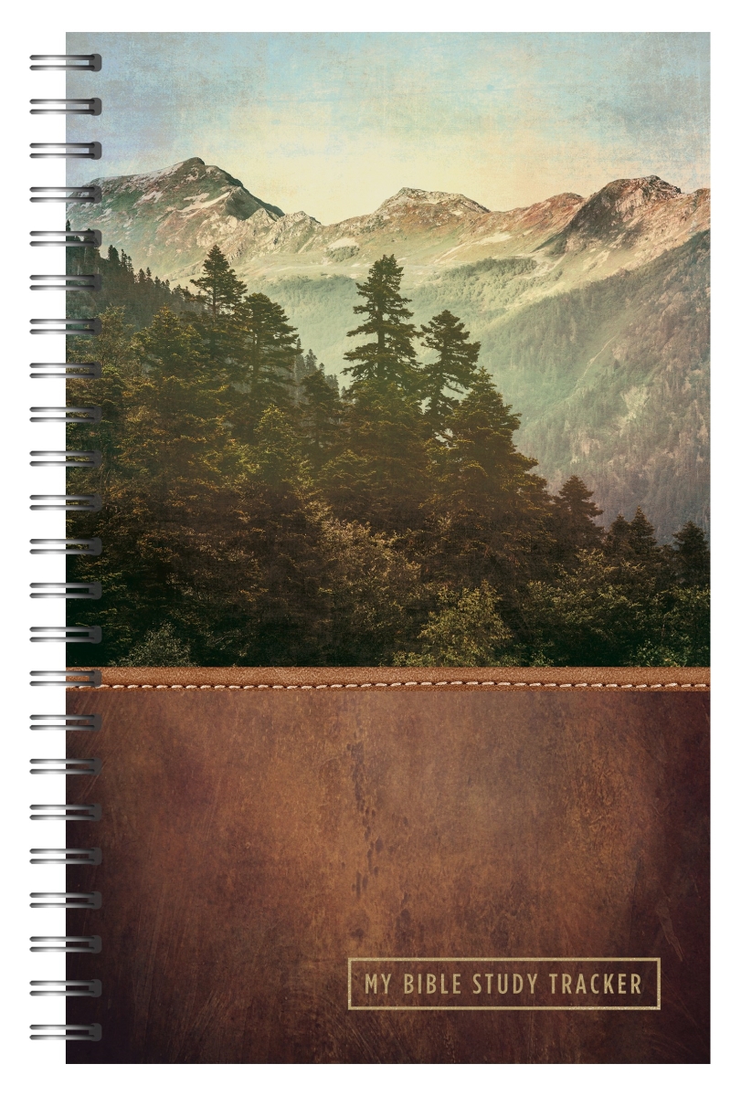 Barbour Publishing 391443 My Bible Study Tracker - Leather Forest
