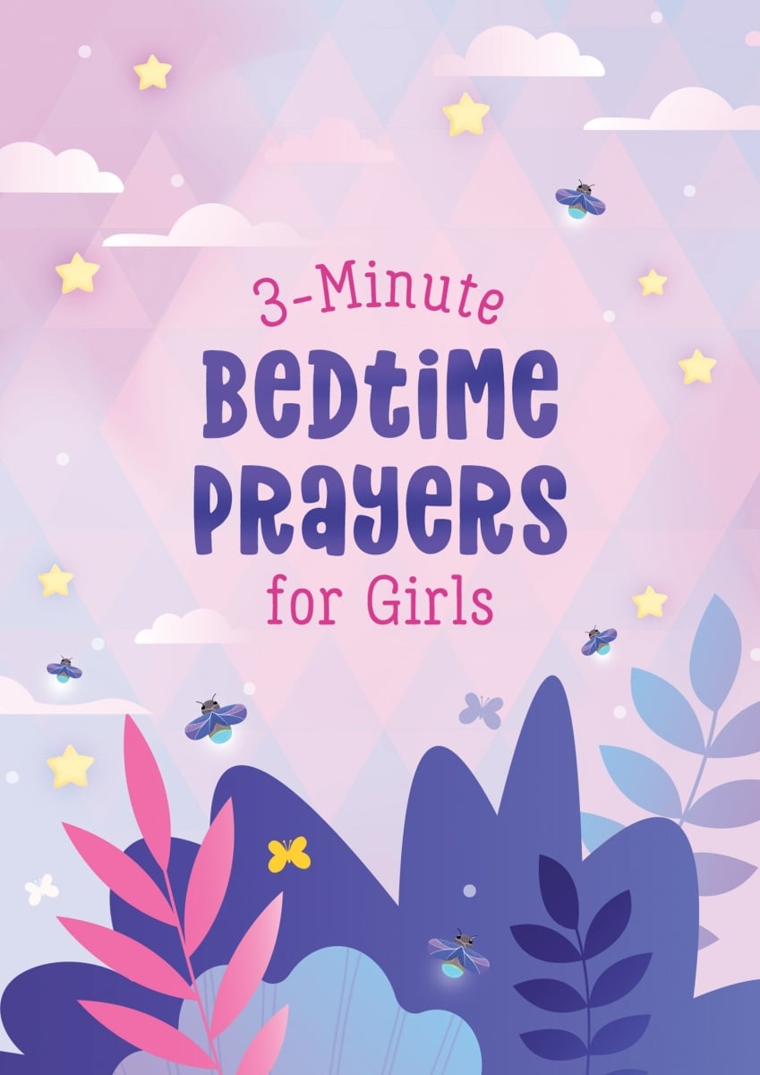 Barbour Publishing 285539 3-Minute Bedtime Prayers for Girls Book