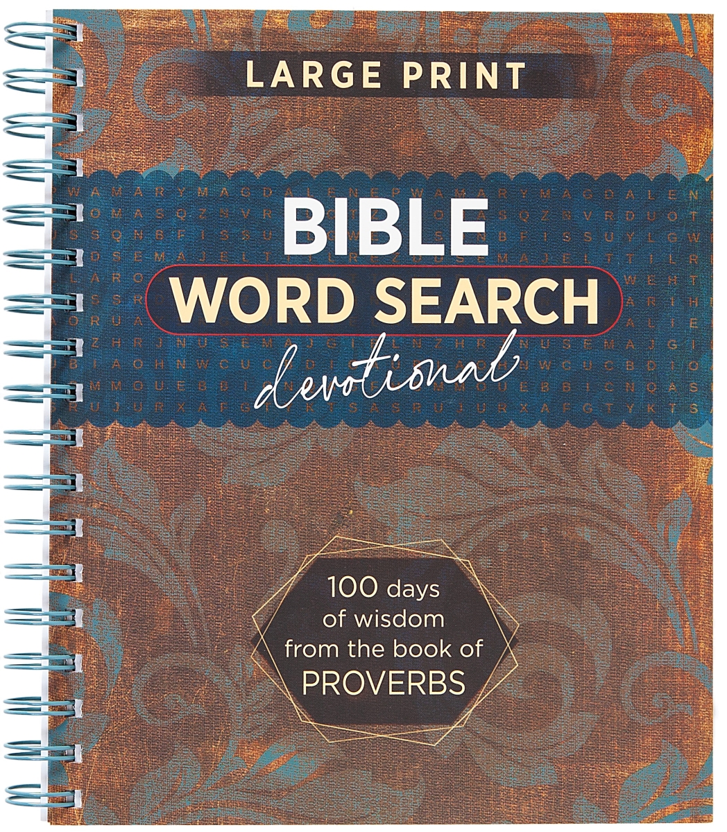 Broadstreet Publishing Group 381372 Bible Word Search Devotional Large Print - Proverbs