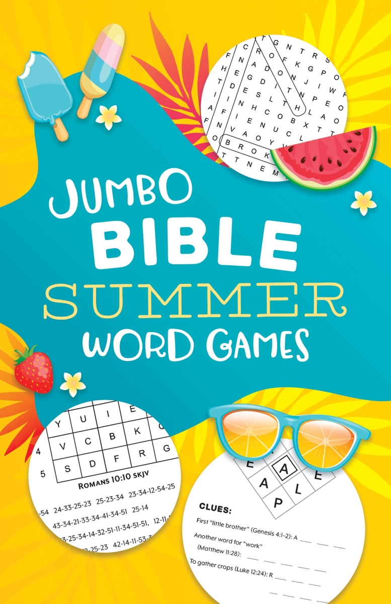 Barbour Publishing 403658 Jumbo Bible Summer Word Games