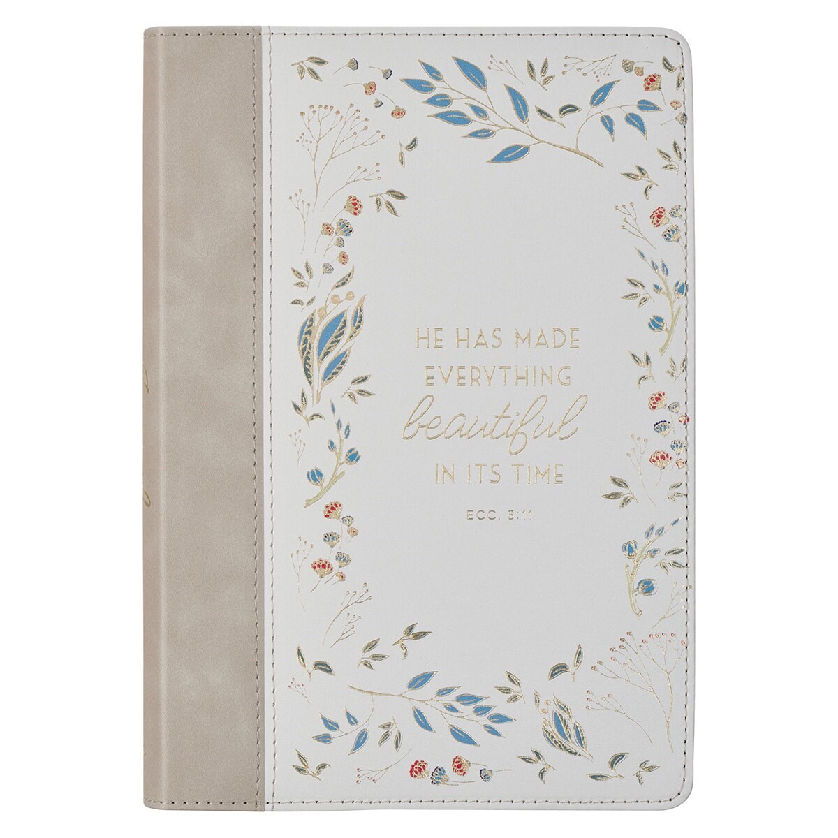 348523 Classic Journal - Everything Beautiful Ecc. 3-11 Book - Beige & Cream