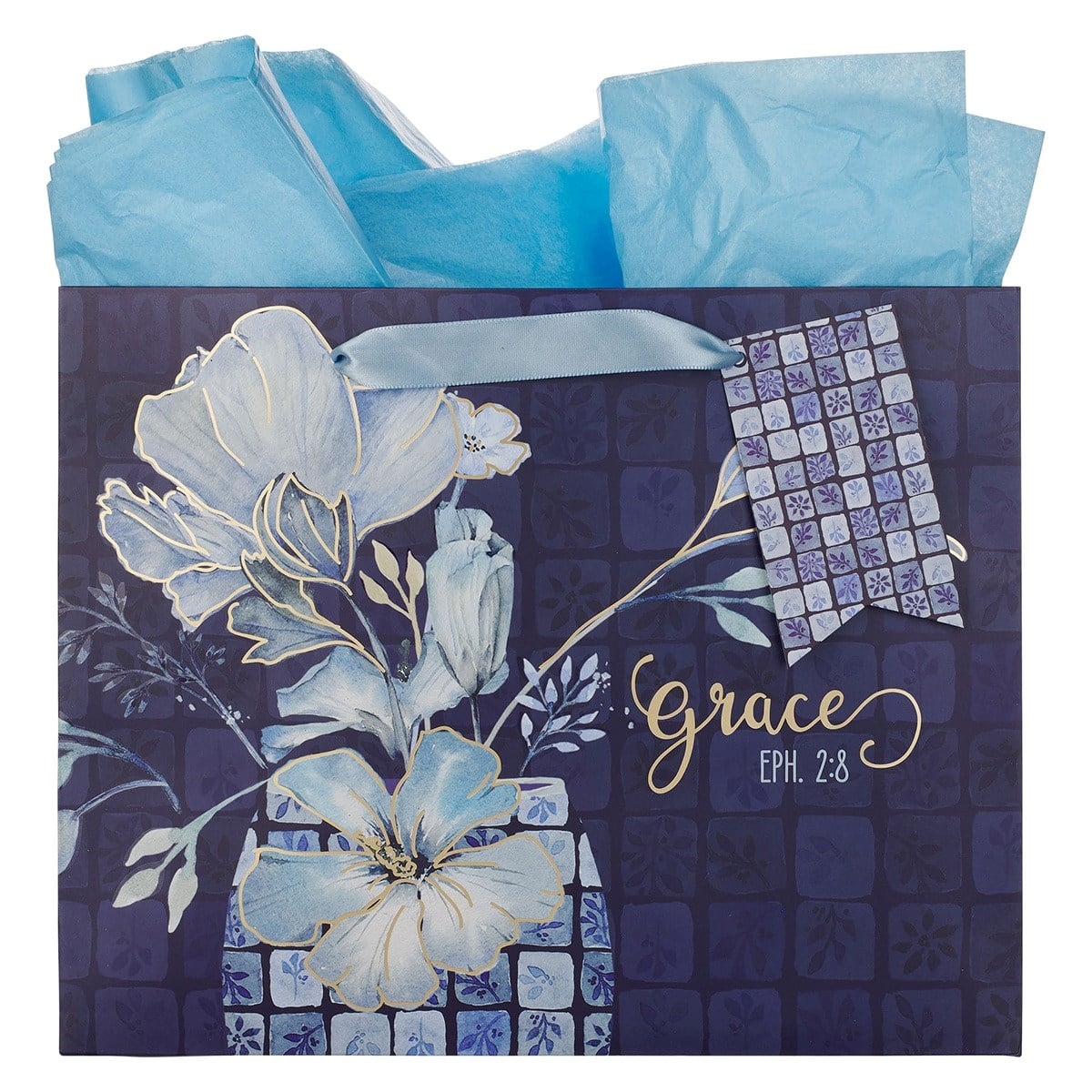 368596 Gift Bag - Large Landscape - Grace Eph. 2-8