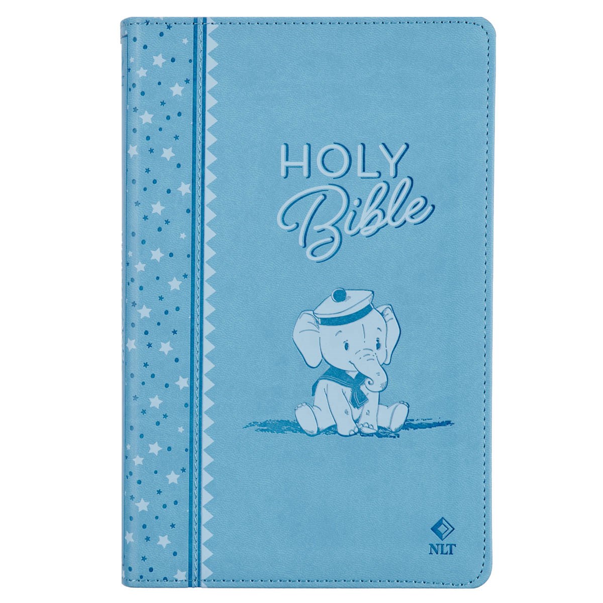 406164 NLT Keepsake Bible For Boys Blue Faux Leather Book