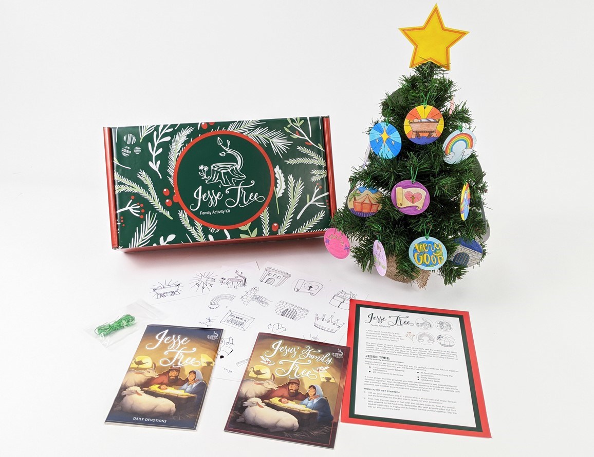 655494 Jesse Tree - Family Christmas Activity Kit Book