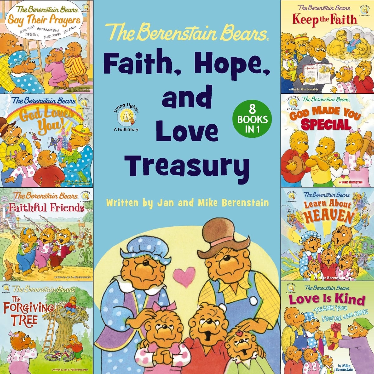 471683 The Berenstain Bears Faith Hope & Love Treasury - 8-in-1 Book