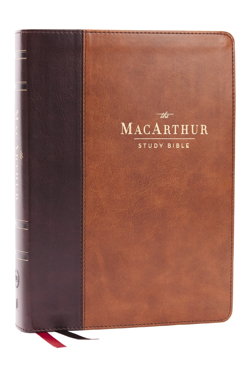 360788 LSB MacArthur Study Bible 2nd Edition - Comfort Print - Brown Leathersoft