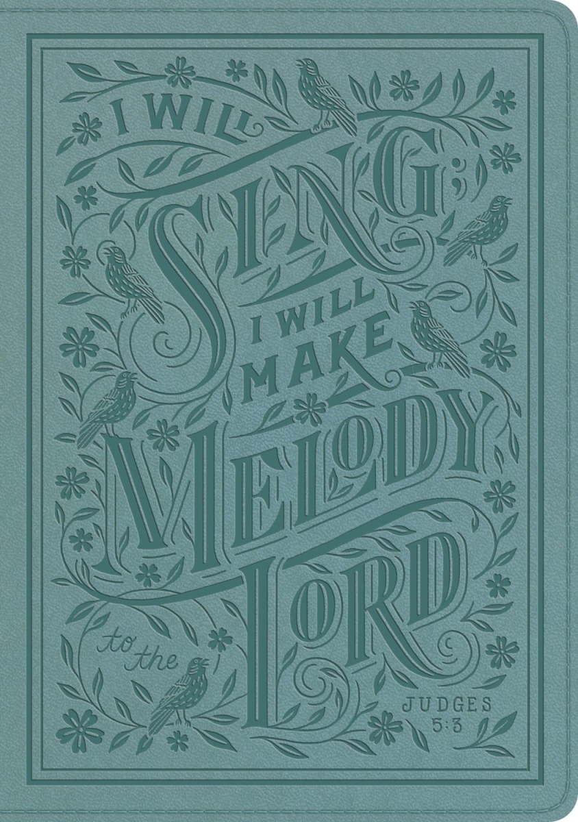471152 ESV Single Column Journaling Bible Book - Large Print Paris Sky - Judges 5-3 Design True Tone