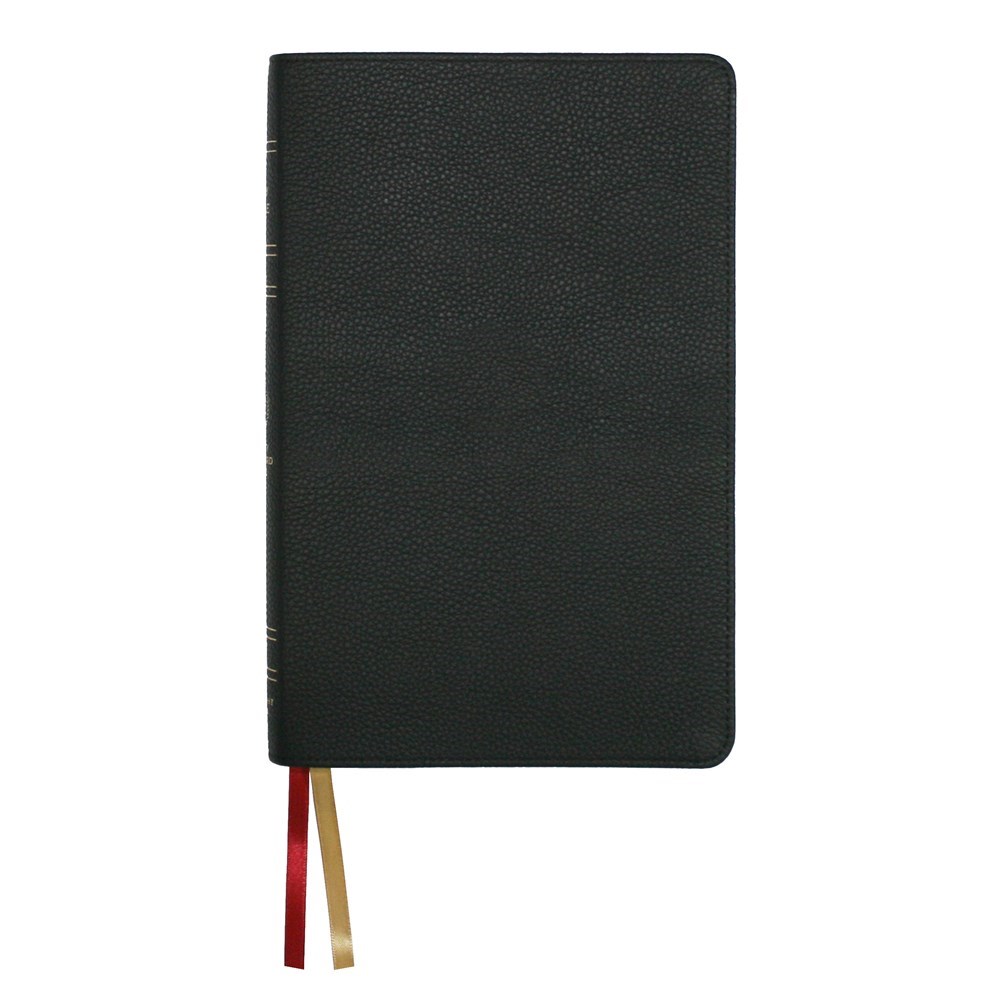 Steadfast Bibles 342793 LSB 2 Column Verse-by-Verse Paste - Down Black Cowhide Book