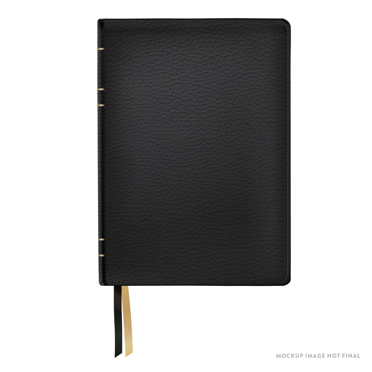 Steadfast Bibles 576415 LSB Handy Size Bible - Inside Column Reference, Paste-Down Black Cowhide, Red Letter
