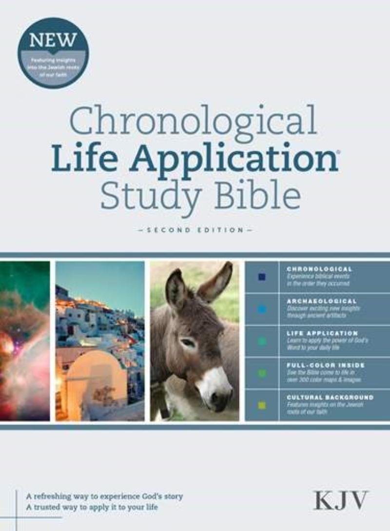 463068 KJV Chronological Life Application Study Bible - Second Edition - Hardcover