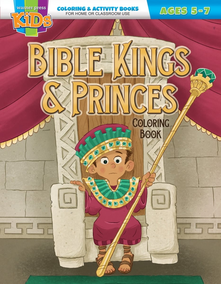 463558 Bible Kings & Princes Coloring & Activity Book - Ages 5-7