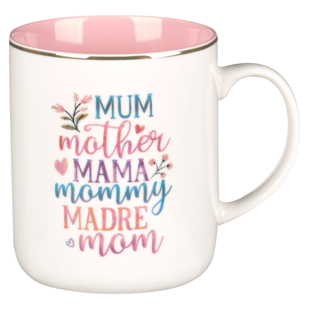 380587 Mum, Mother & Mama Mug - Pink - MUG1145