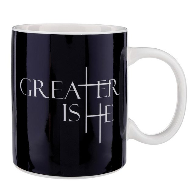 Picture of P. Graham Dunn 630552 Mug - Greater Is He - 15 oz