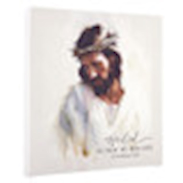 630524 11 x 11 in. He Died So That We May Live Canvas Print