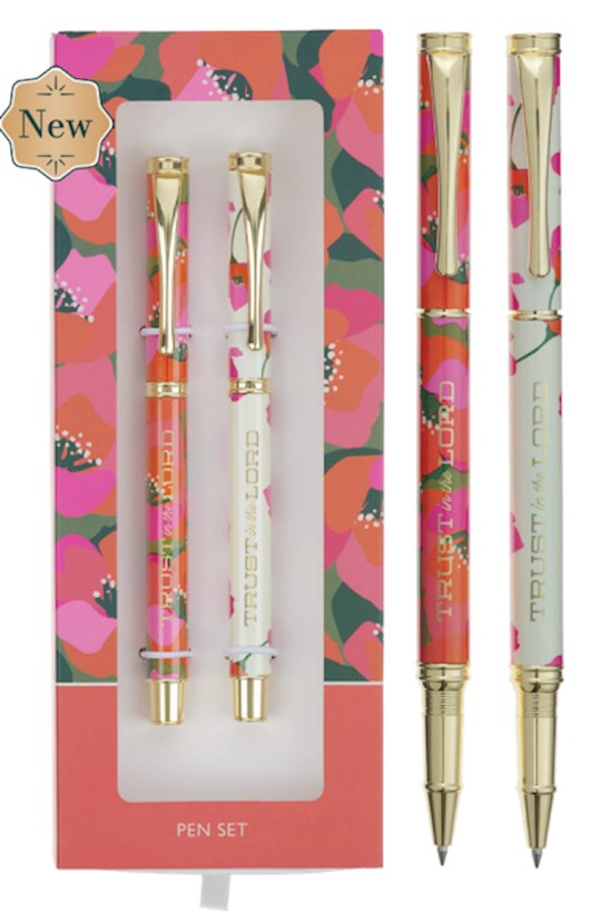 754088 2 Piece Trust in the Lord Prov. 3-5 Pen Set