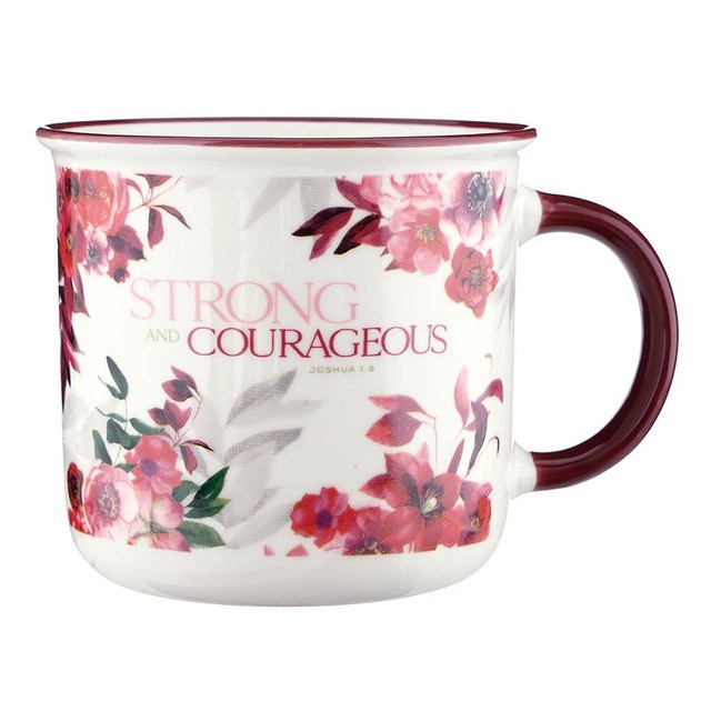 630611 Mug - Strong & Courageous