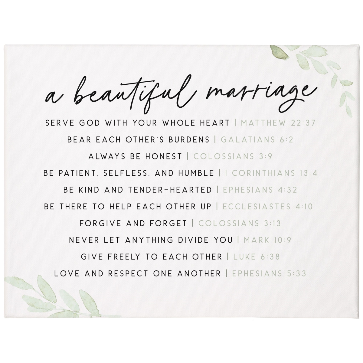 479253 Wrapped Canvas - A Beautiful Marriage - 17 x 13 in.