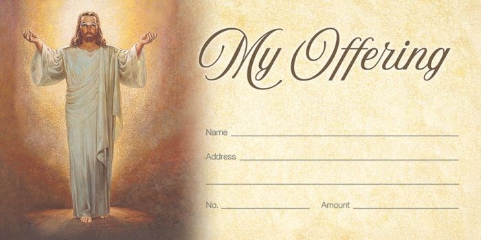 472551 Offering Envelope - My Offering - Pack of 100