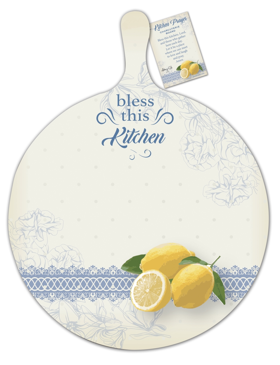 Picture of Abbey Plus CA Gift 639893 Charcuterie Board - Bless This Kitchen - 12 x 16 in.
