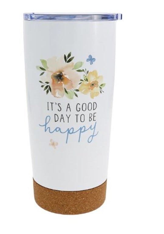 Pavilion 470918 20 oz Its A Good Day to Be Happy Travel Tumbler