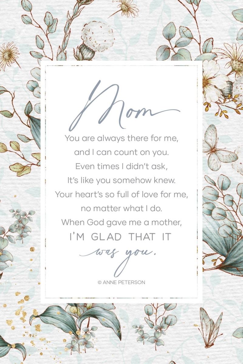 394230 6 x 9 in. Everyday-Mom You are Always There Plaque