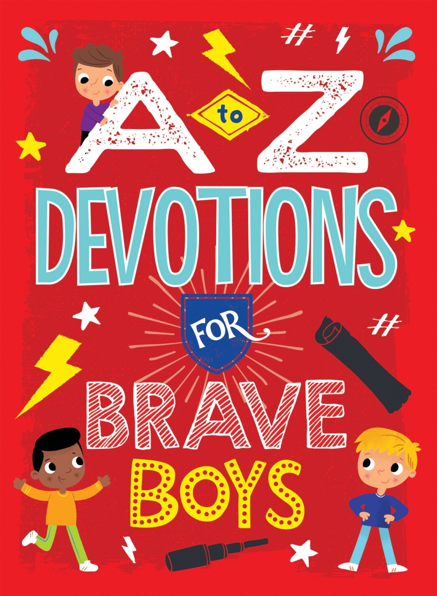 Barbour Publishing 349572 A to Z Devotions for Brave Boys Book