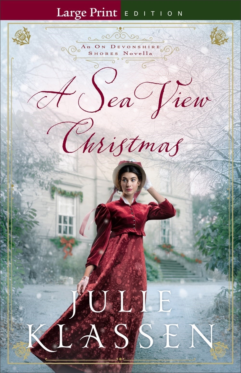 Baker Publishing Group 480006 A Sea View Christmas Large Print - On Devonshire Shores Book