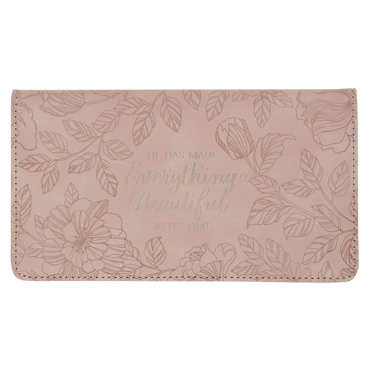 471783 Checkbook Wallet - Everything Beautiful Ecc. 3-11 - Pink