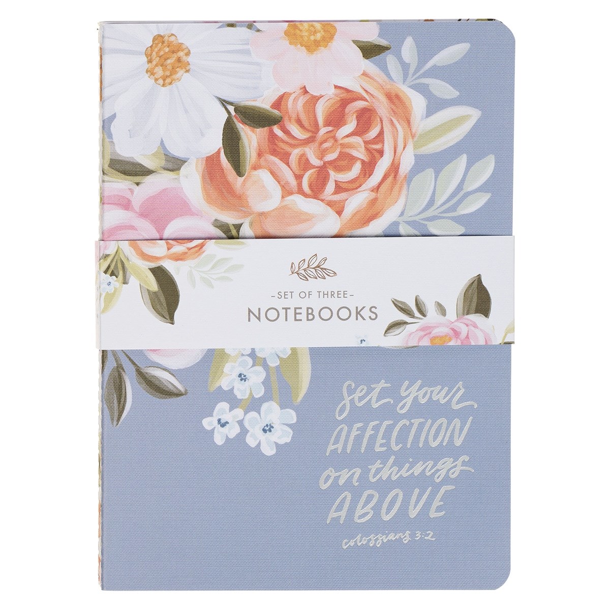 368603 Notebook Set - Large - Your Affection Col. 3-2 - Floral - Set of 3