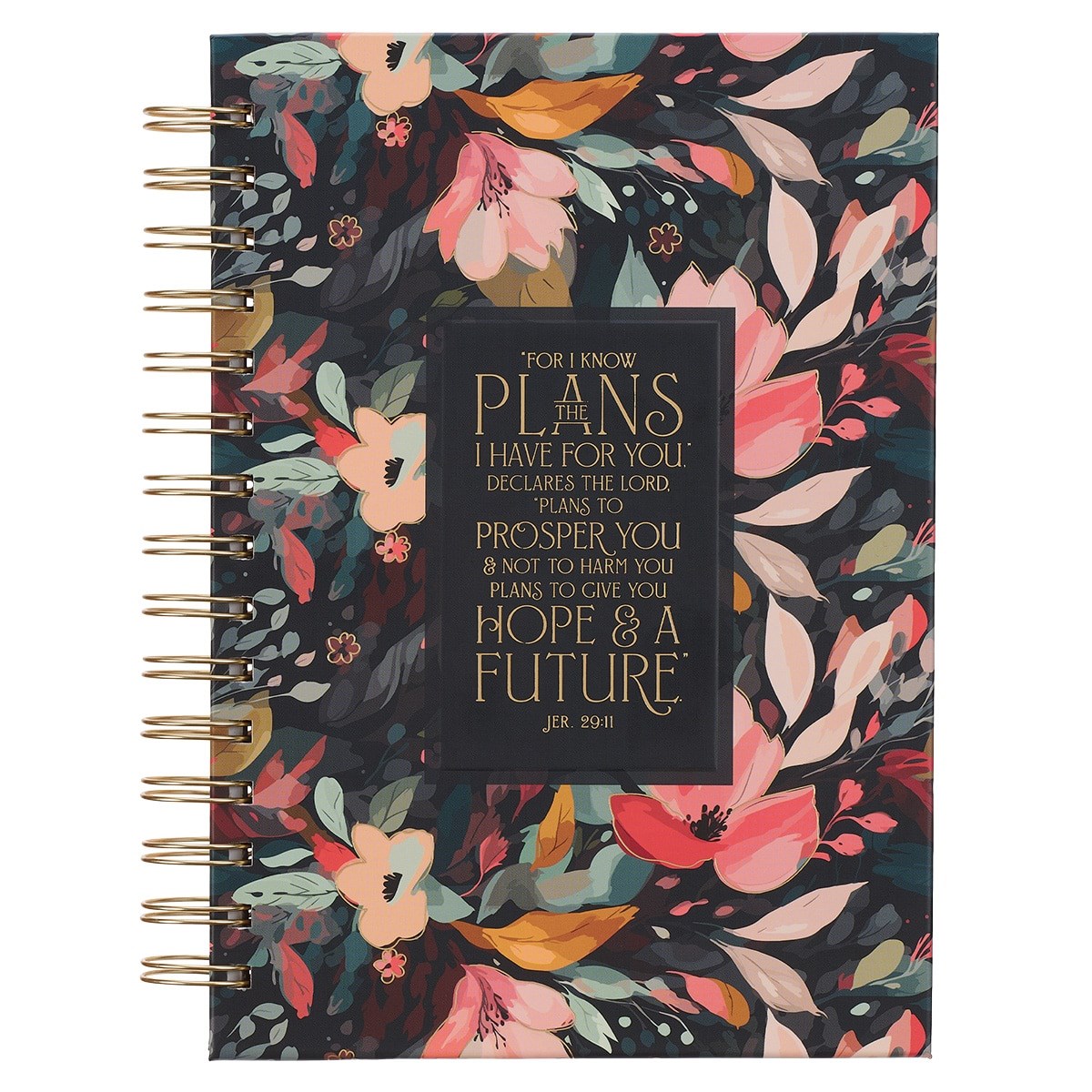 380311 Wirebound - Black for I Know the Plans Jer 29-11 Journal