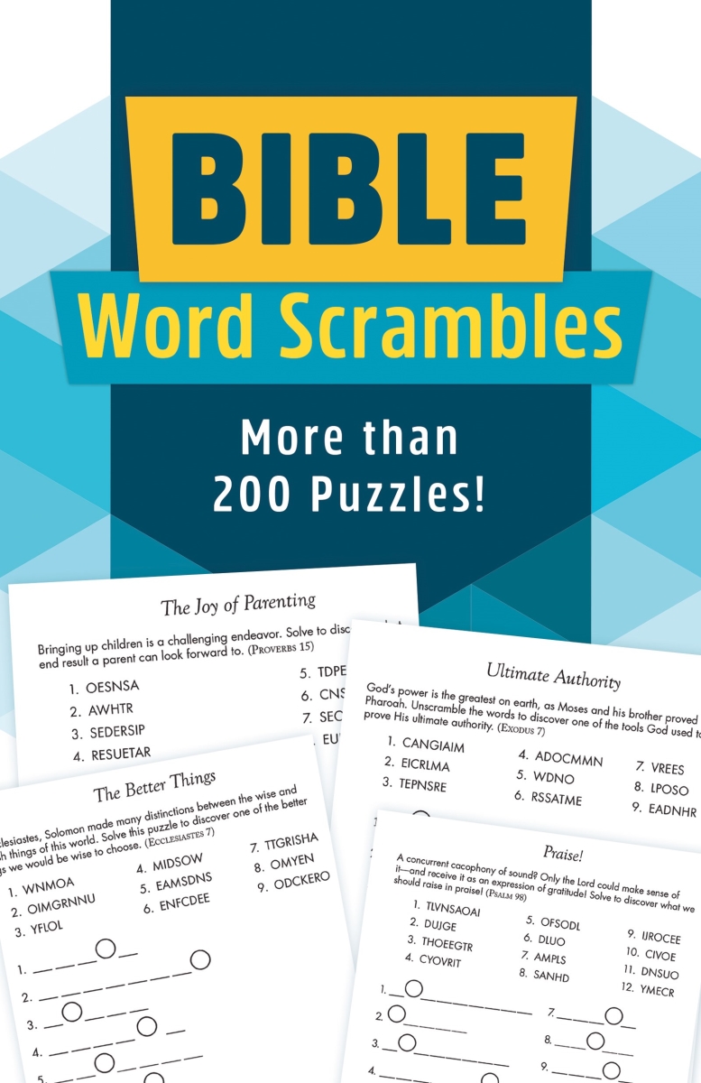 Barbour Publishing 349574 Bible Word Scrambles
