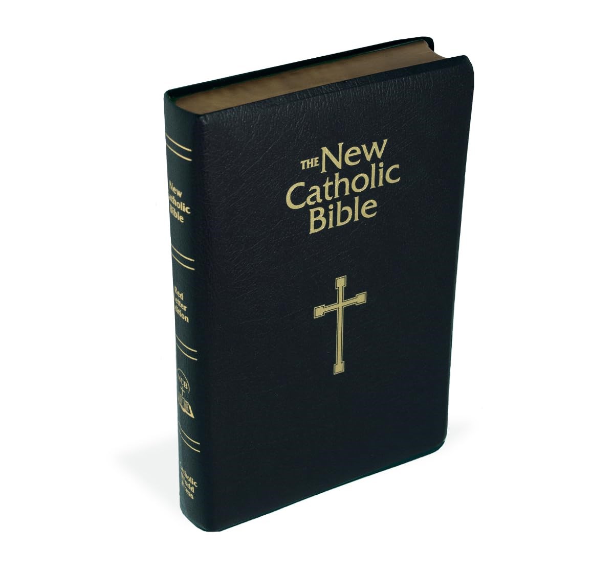 327644 NCB Catholic Bible Gift & Award Bible - Black Imitation Leather
