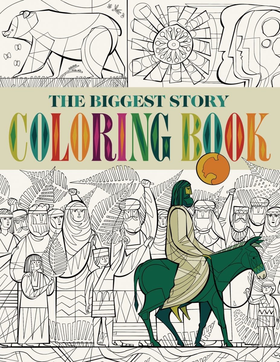 309140 The Biggest Story Coloring Hardcover Book
