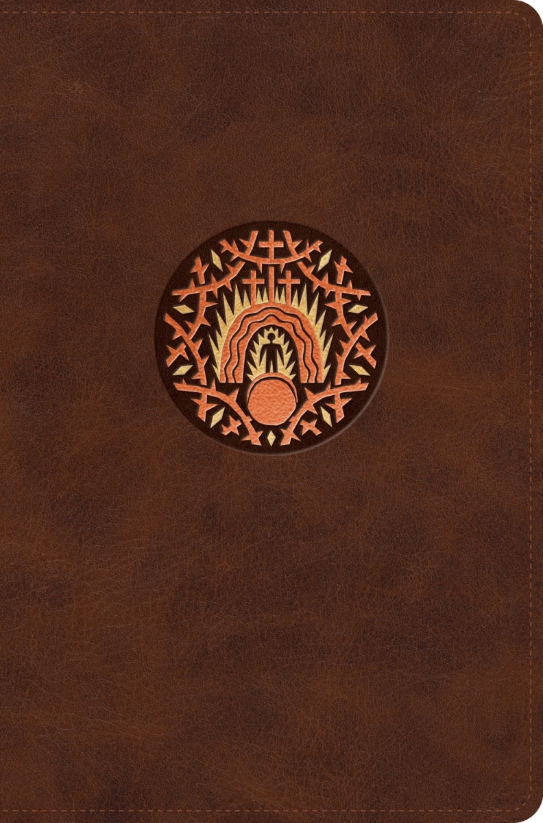 471227 ESV The Biggest Story Holy Bible for Kids - Brown Living Hope Design TruTone Indexed