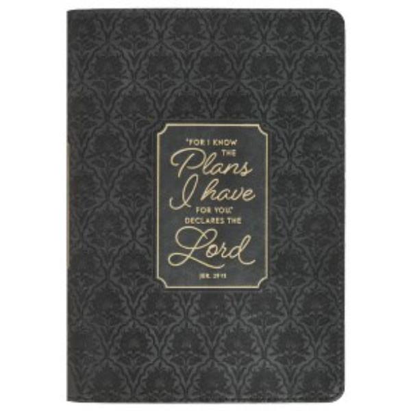 745731 Journal Classic Black for I Know The Plans Jeremiah 29.11 Book