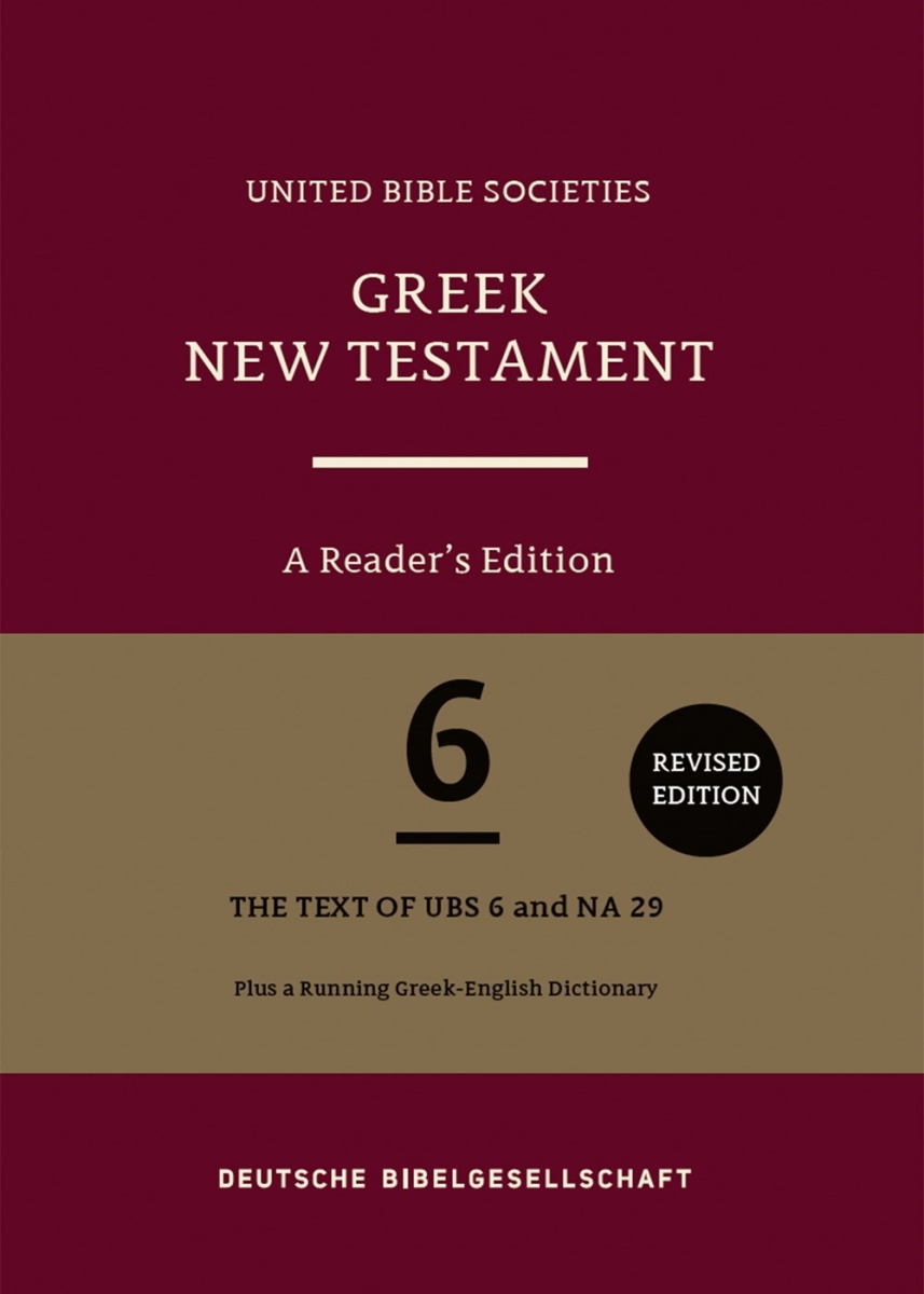 686743 Greek Testament - UBS6 - A Readers Edition Book - Hardcover