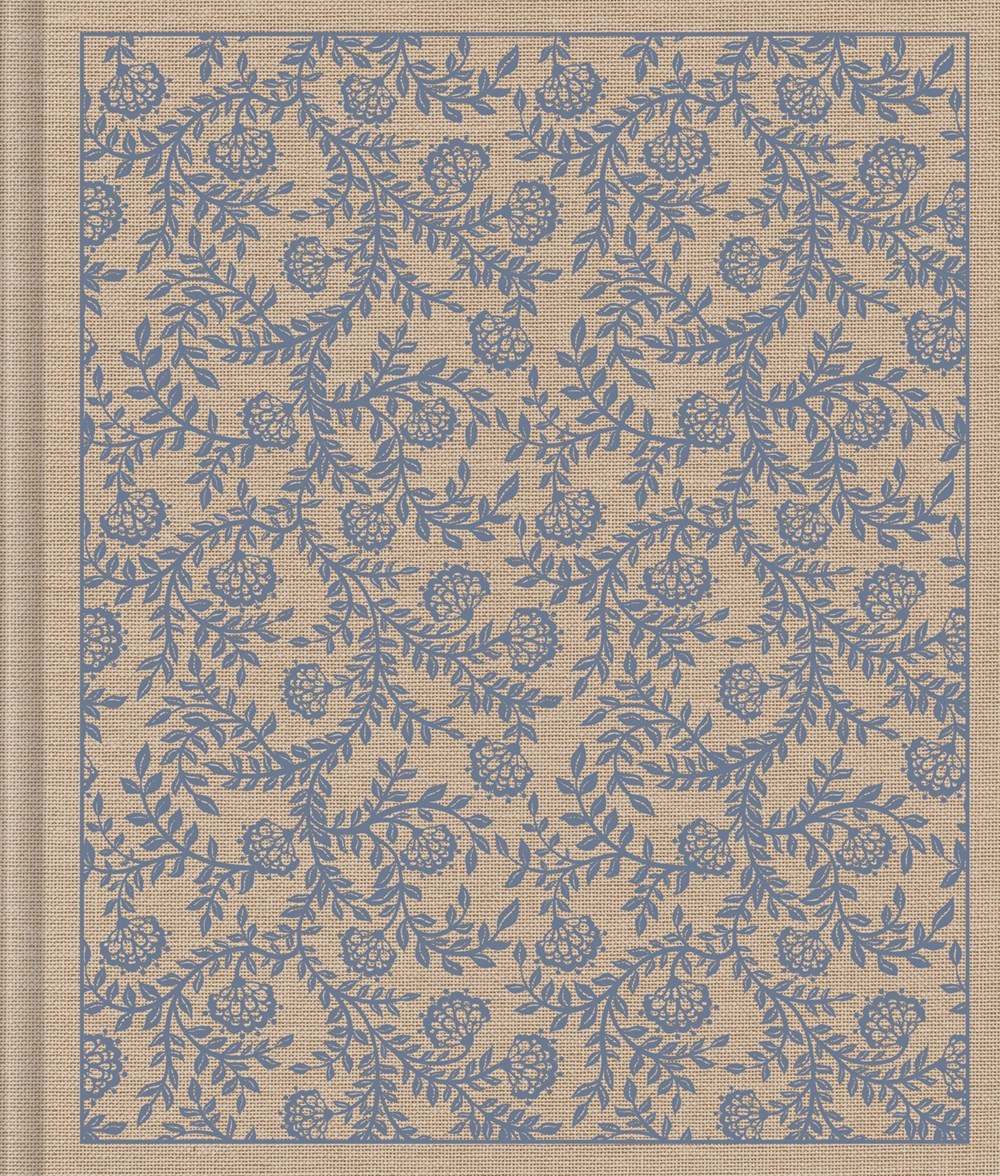 732240 ESV Journaling Cloth Over Board Bible - Flowers Design