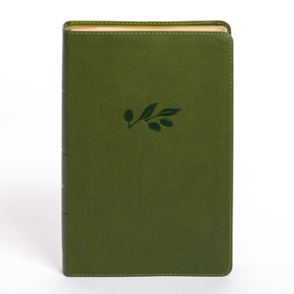 366136 KJV Personal Size Giant Print Bible - Olive LeatherTouch Indexed