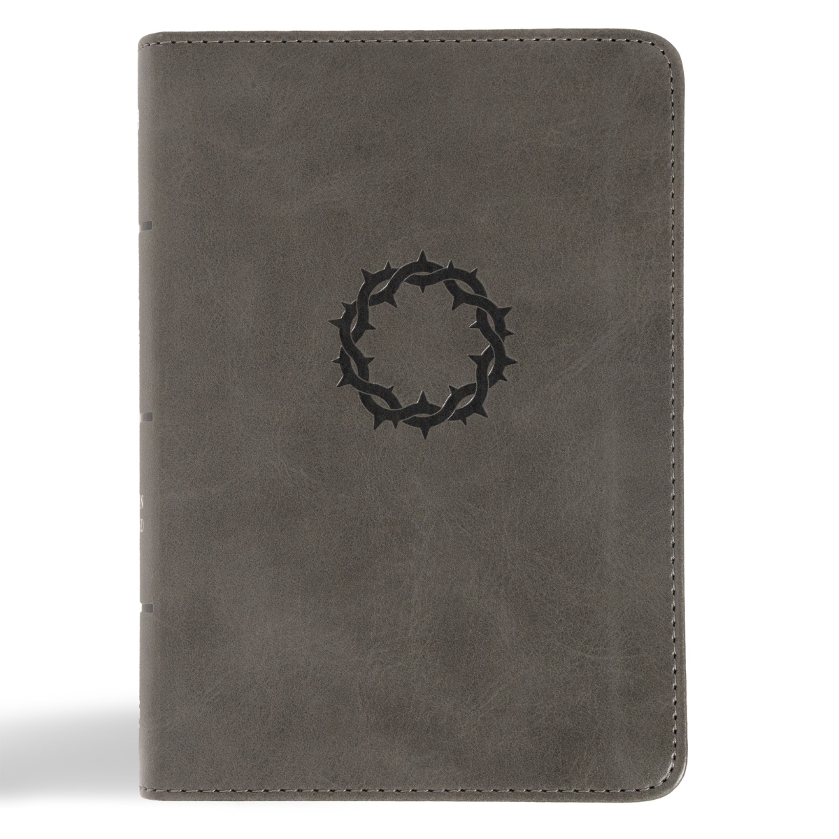 399609 NASB 2020 Large Print Compact Reference Bible - Charcoal LeatherTouch