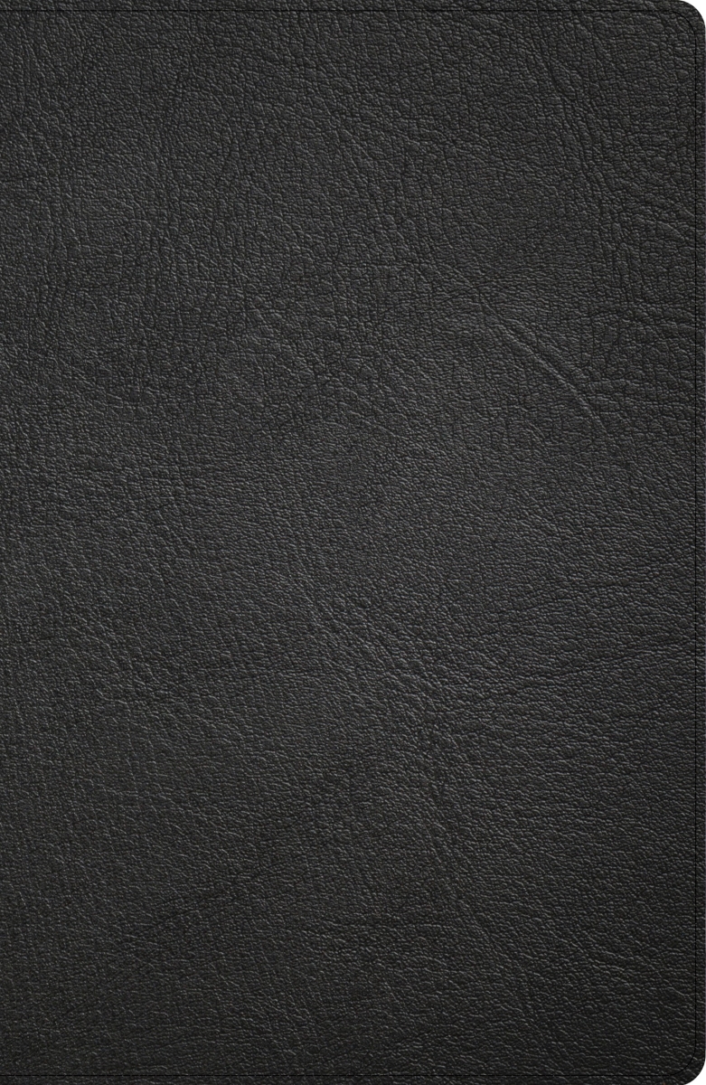 650594 Digital Study Edition Optimal Type CSB Large Print Personal Size Reference Bible - Black Genuine Leather
