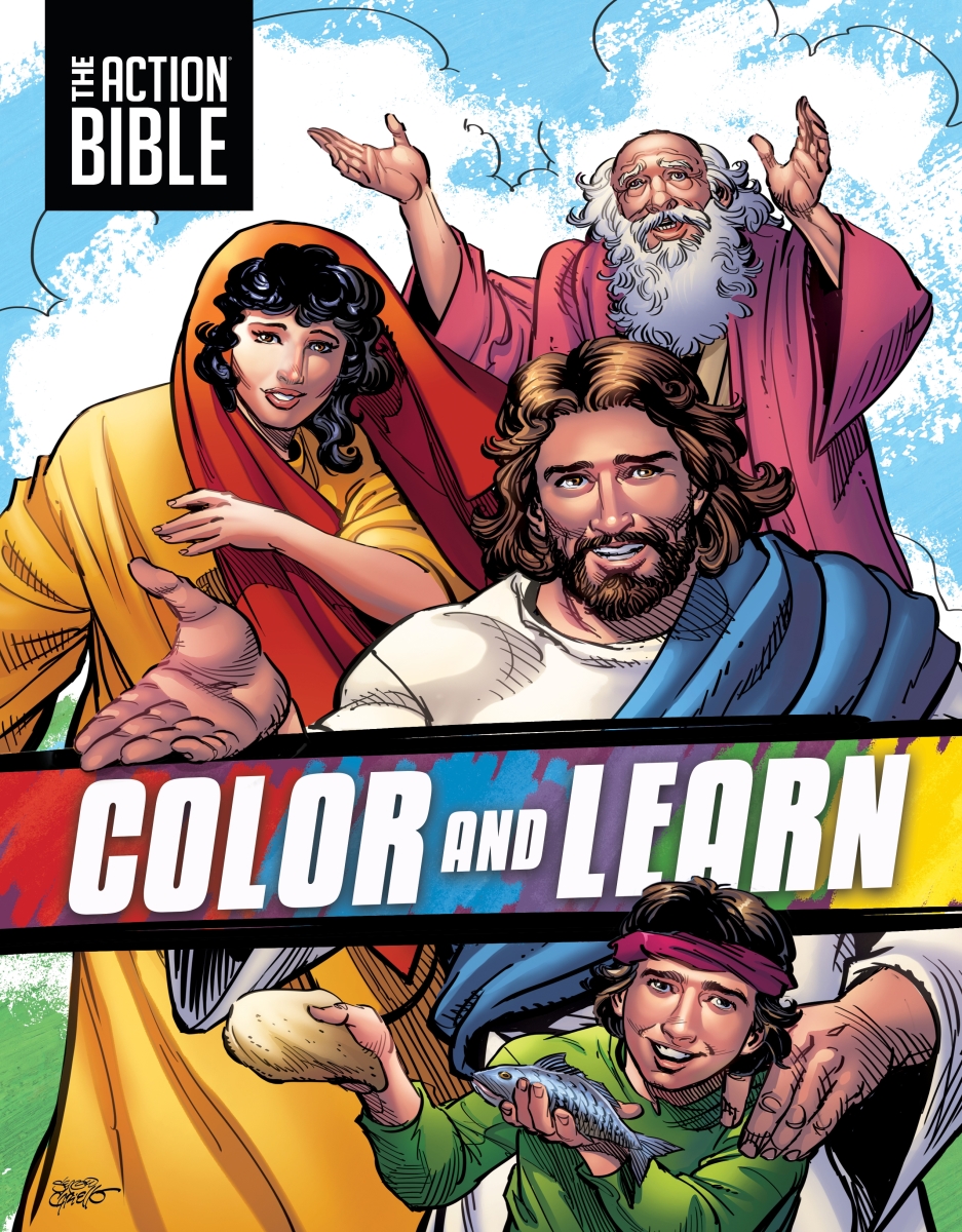 David C. Cook 356136 The Action Bible Color & Learn