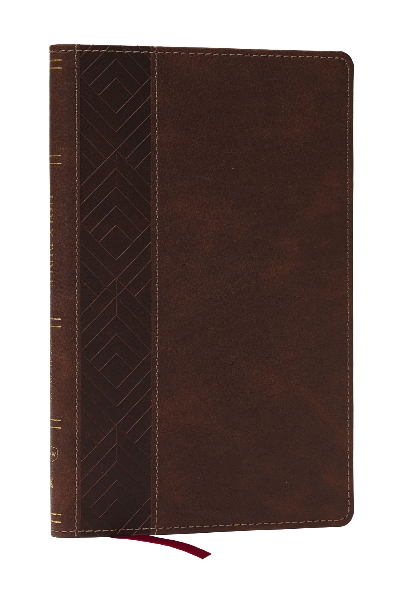 471530 KJV Personal Size Testament - Comfort Print Book - Brown Leathersoft