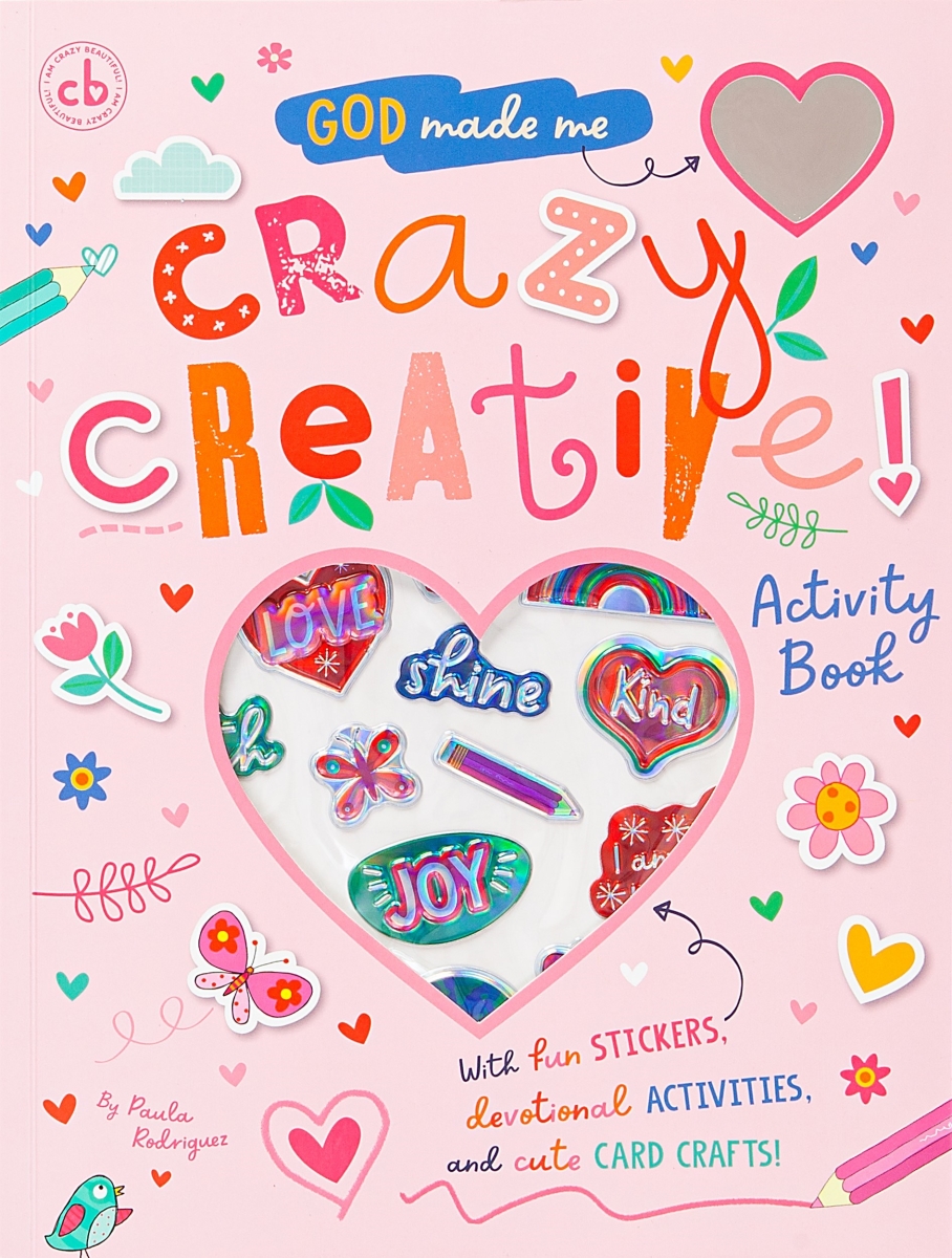 370031 God Made Me Crazy Creative - Activity Book