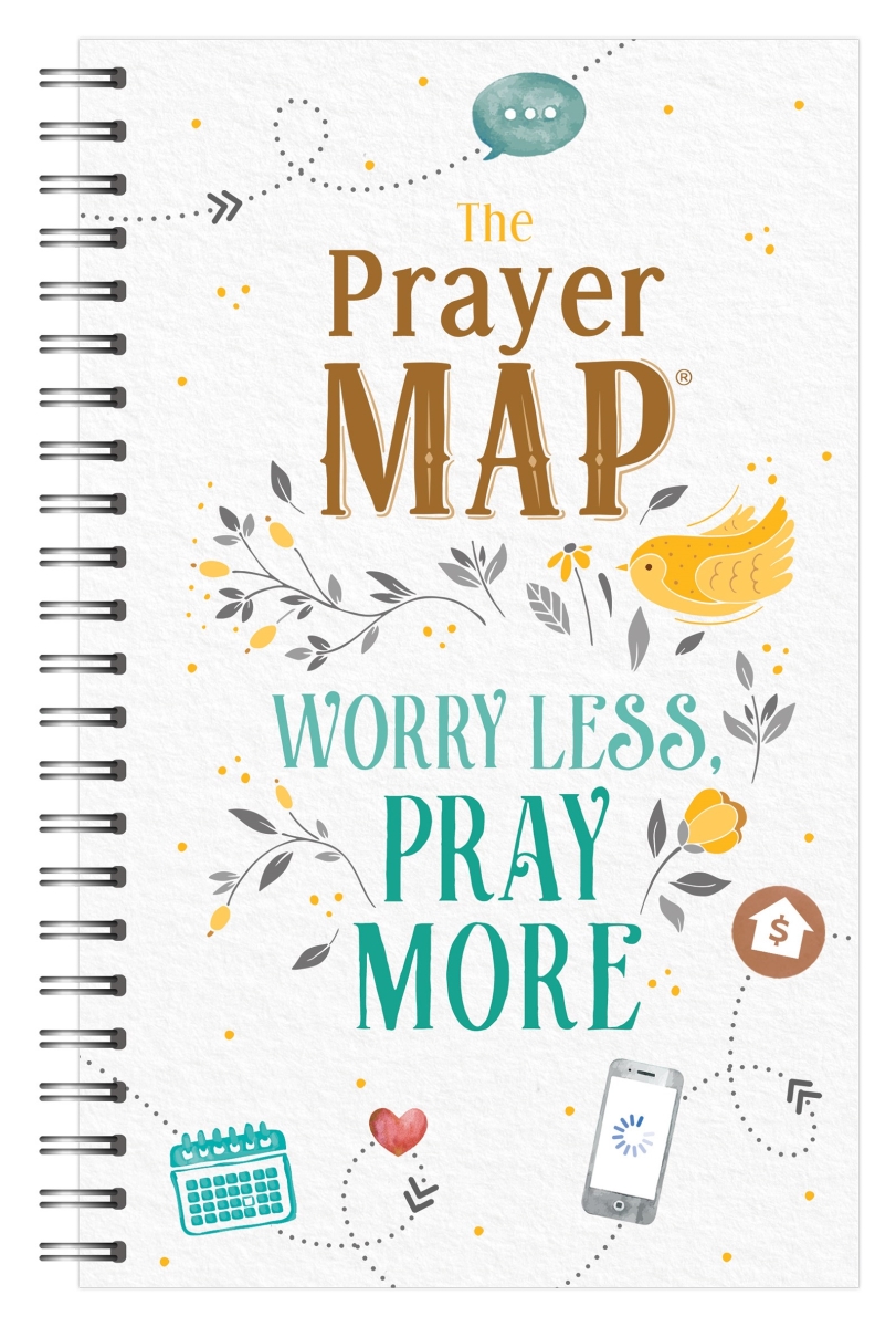 Barbour Publishing 349586 The Prayer Map - Worry Less Pray More Book