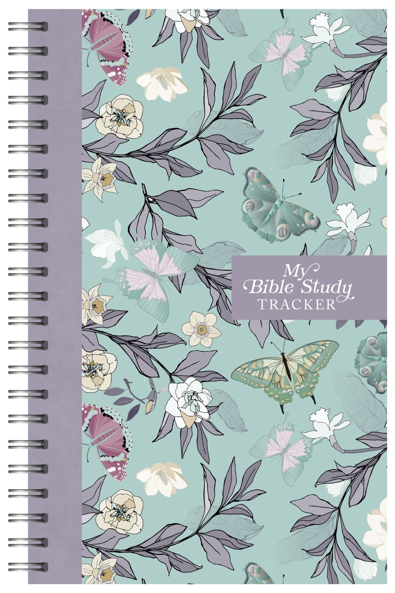 Barbour Publishing 380202 My Bible Study Tracker - Lilac Butterflies
