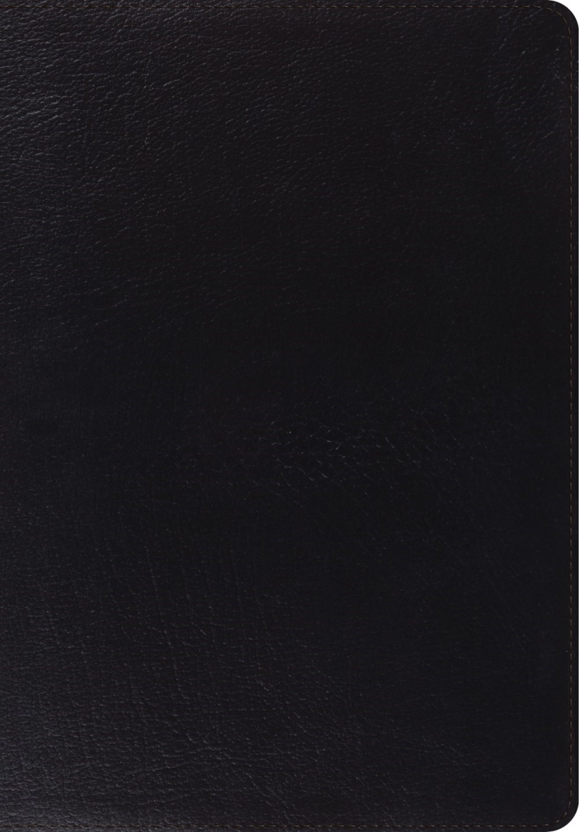 473825 ESV Giant Print Bible - Red Letter Edition, Black Genuine Leather