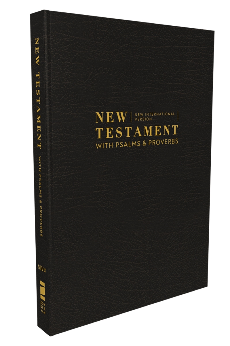 304716 Comfort Print NIV Pocket   Testament with Psalms & Proverbs, Black Softcover